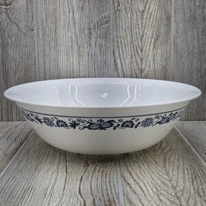Corelle Round Vegetable Bowl 10" Old Town Blue Onion Corning Serving Bowl